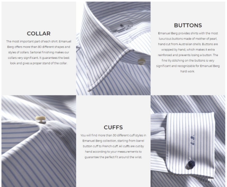 Emanuel Berg Custom Shirts