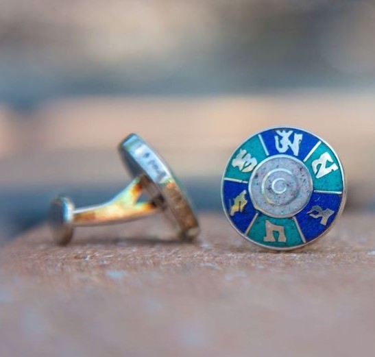 Tibetan Monks Chant Cufflinks